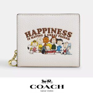 🐶❤️ Coach X Peanuts Snap Wallet with Friends